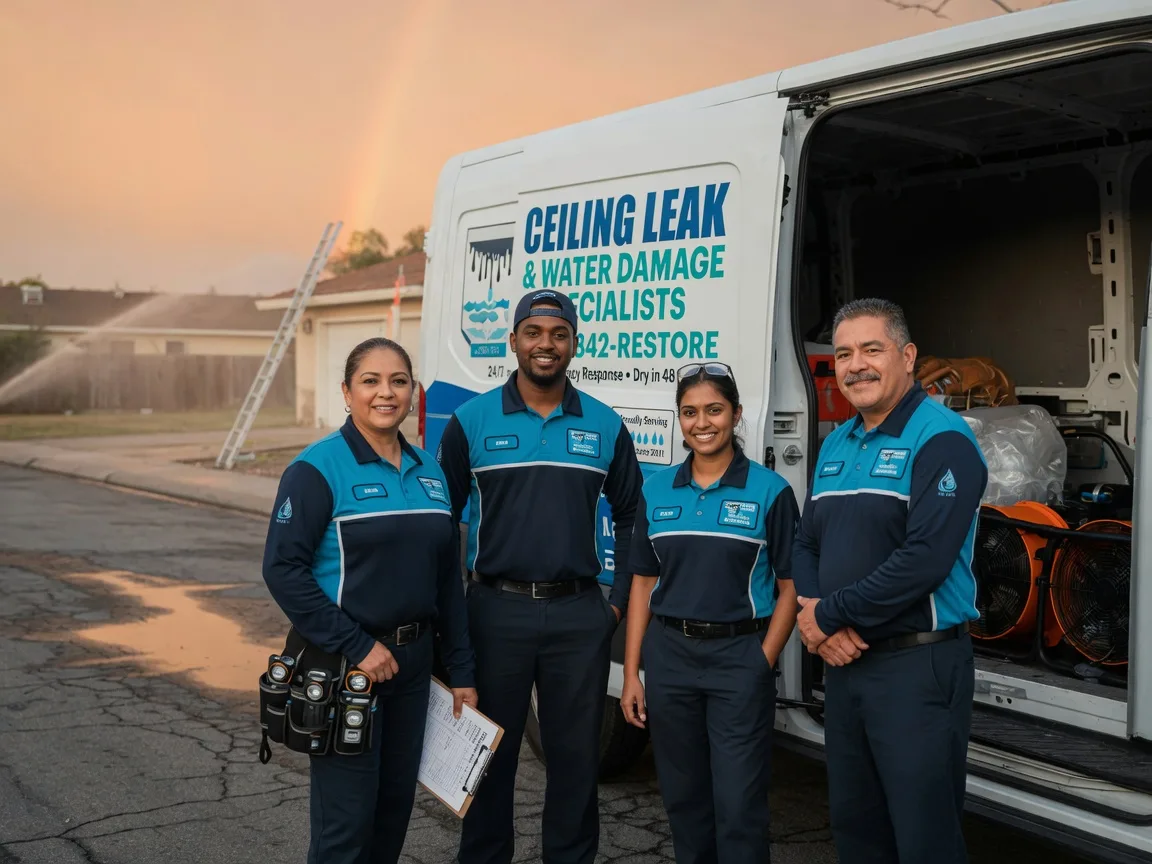 Ceiling Leak Cleanup company in Easton, PA
