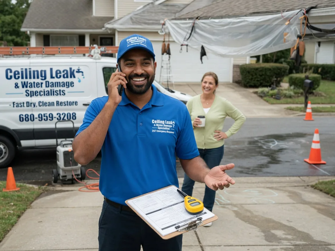 Ceiling Leak Cleanup Easton, PA FAQs
